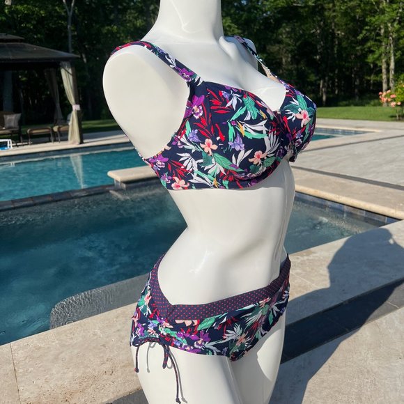 ‼️SALE ‼️ New Anita Rosa Faia Floral Bikini Set Sibel Size 12 / 38E - Picture 6 of 12